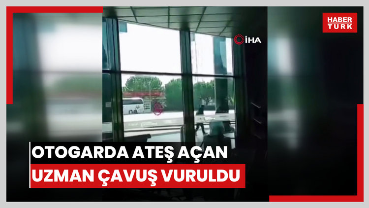 Otogarda etrafa rastgele ateş açan uzman çavuş bacağından vuruldu