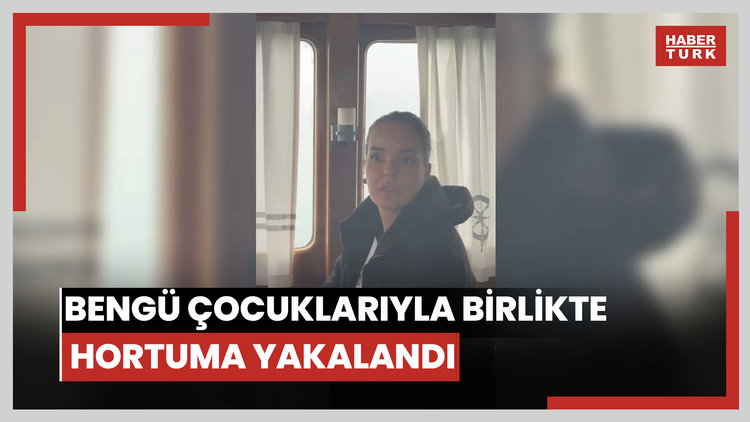 Bengü çocuklarıyla birlikte hortuma yakalandı