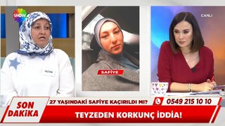 Safiye'nin uygunsuz görüntüleri olduğunu iddia etti.
