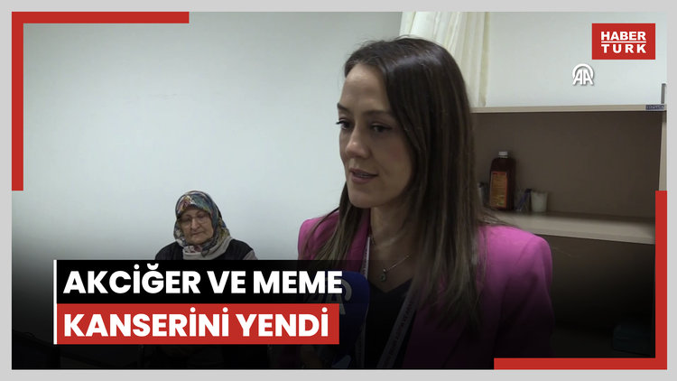 Akciğer ve meme kanserini yenen 62 yaşındaki kadın sağlığına kavuştu