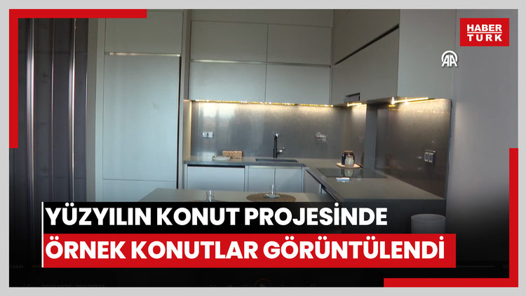 Yüzyılın Konut Projesinde Ankaradaki örnek konutlar görüntülendi