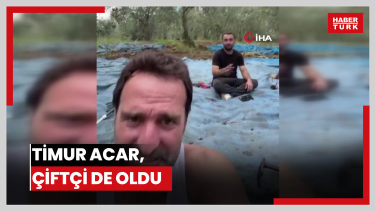 Timur Acar, çiftçi de oldu