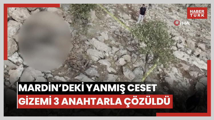 Mardin'de tarlada yanmış cesedin sırrı '3 anahtar' ile çözüldü