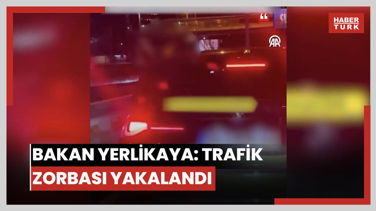 Bakan Yerlikaya, kadın sürücüye saldıran "trafik zorbasının" yakalandığını bildirdi