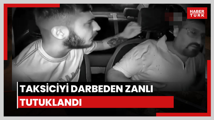 Taksiciyi darbeden zanlı tutuklandı