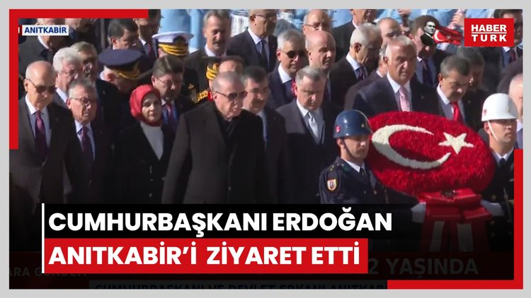 Cumhurbaşkanı Erdoğan Anıtkabir'i ziyaret etti