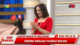 Kayıp kız stüdyoya geldi!