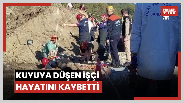 Kuyuya düşen işçi hayatını kaybetti