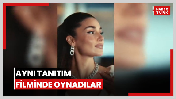 Aynı tanıtım filminde oynadılar