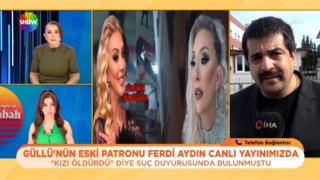 Güllü'nün eski patronu canlı yayında!