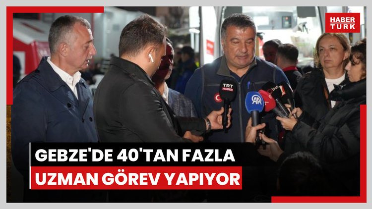 Gebze'de 40'tan fazla uzman bulunuyor