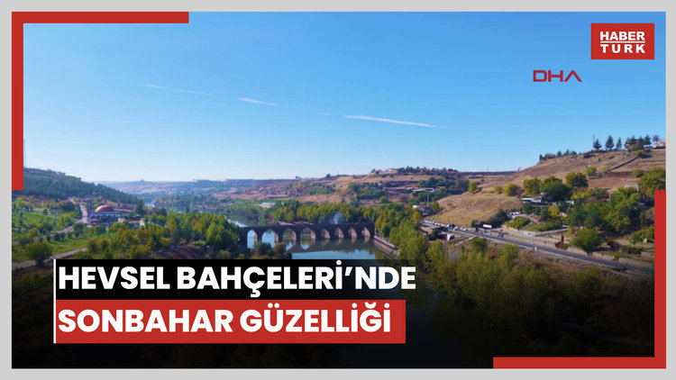 UNESCO listesindeki 8 bin yıllık Hevsel Bahçeleri'nde sonbahar güzelliği