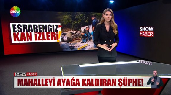 Esrarengiz kan izleri! 