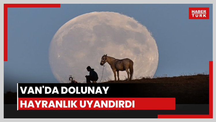 Dolunay hayranlık uyandırdı!