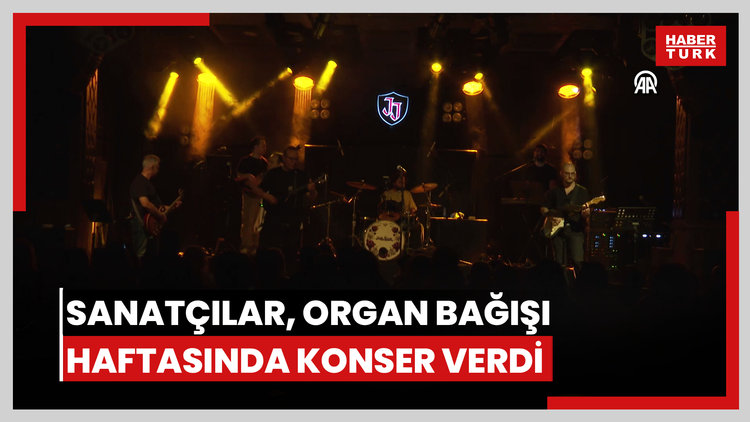 Sanatçılar, Organ Bağışı Haftası kapsamında konser verdi