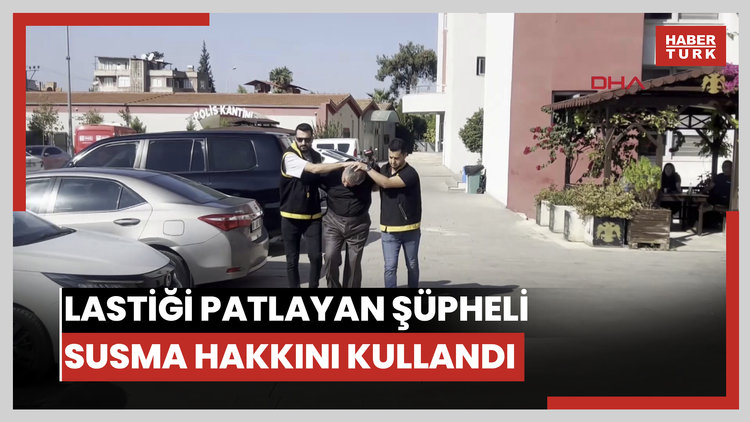 Otomobilin lastiği patlayınca yakalanan cinayet şüphelisi, susma hakkını kullandı