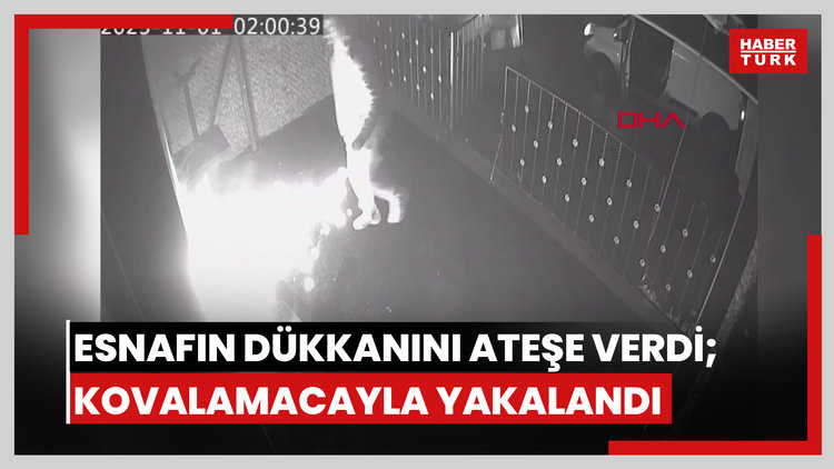 Kağıthane'de kadını darbedilmekten kurtaran esnafın dükkanını ateşe verdi; kovalamacayla yakalandı