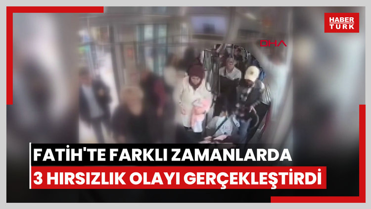 Fatih'te farklı zamanlarda 3 hırsızlık olayı gerçekleştirdi; yakalanmamak için saçını turuncuya boyadı