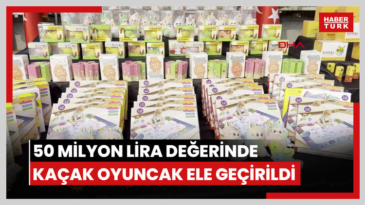 Fatih'te 2 depoya yapılan operasyonda 50 milyon lira değerinde kaçak oyuncak ele geçirildi