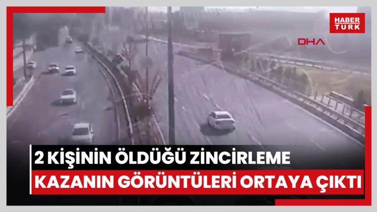 Şanlıurfa'da 2 kişinin öldüğü zincirleme kazanın görüntüleri ortaya çıktı