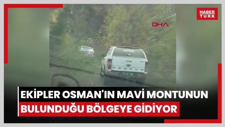 Arama kurtarma ekipleri, 5 yaşındaki Osman'ın mavi montunun bulunduğu bölgeye gidiyor