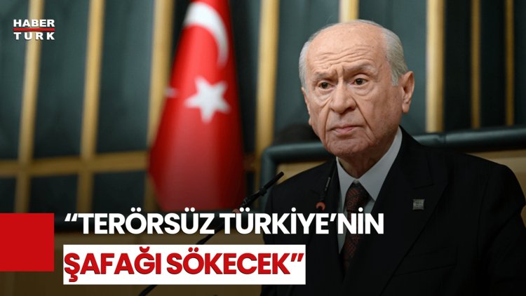 MHP Lideri Devlet Bahçeli'den Terörsüz Türkiye Açıklaması