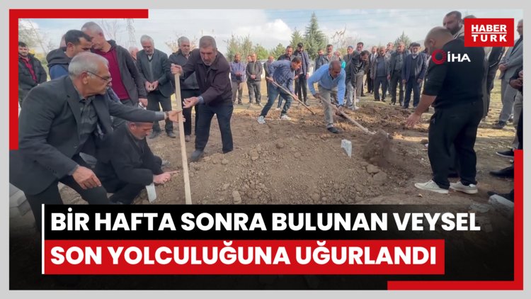 Bir hafta sonra cesedi bulunan 11 yaşındaki Veysel son yolculuğuna uğurlandı