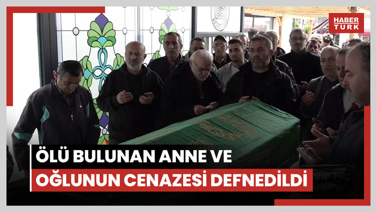 Kaybolduktan 9 gün sonra ölü bulunan anne ve oğlunun cenazesi defnedildi