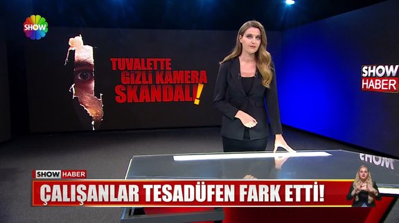 Kadınlar tuvaletinde gizli kamera!