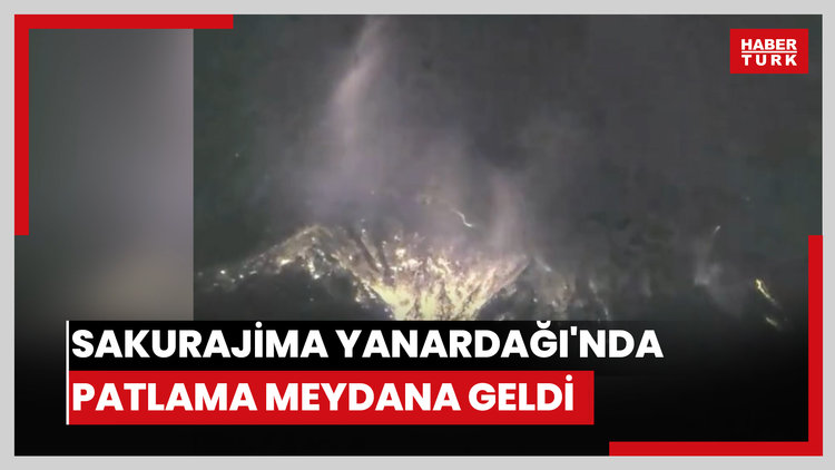 Japonya'da Sakurajima Yanardağı'nda patlama meydana geldi