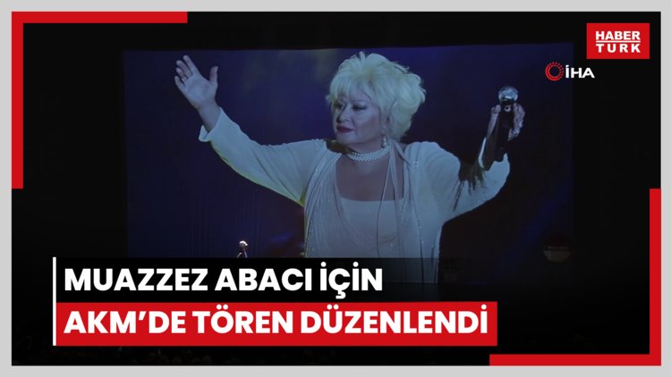 Muazzez Abacı için AKM'de tören düzenlendi