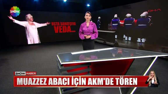 Muazzez Abacı için AKM'de tören!