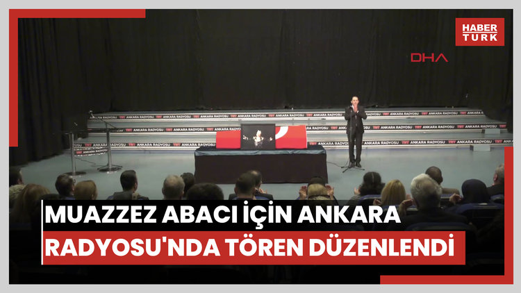 Muazzez Abacı için Ankara Radyosu'nda tören düzenlendi