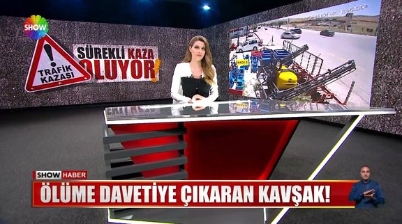 Bu kavşakta sürekli kaza oluyor!