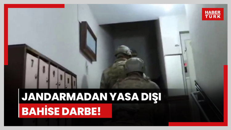 Jandarmadan yasa dışı bahise darbe!