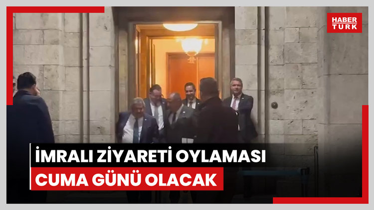 İmralı ziyareti oylaması Cuma günü olacak