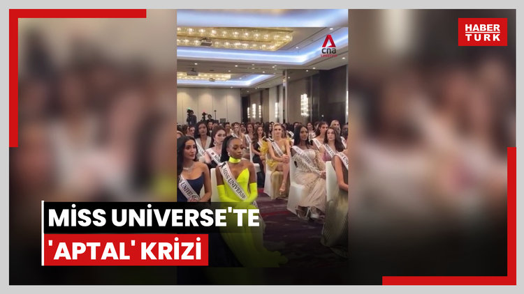 Miss Universe'te 'aptal' krizi