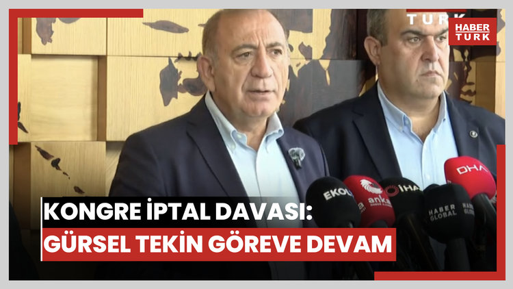 Kongre iptal davası: Gürsel Tekin göreve devam
