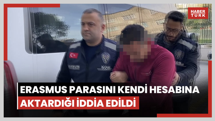 Erasmus parasını kendi hesabına aktardığı iddia edilen şube müdürü gözaltında