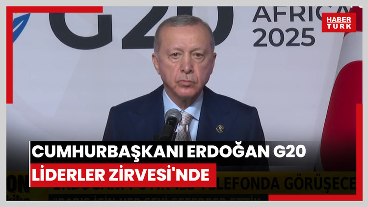 Cumhurbaşkanı Erdoğan G20 Liderler Zirvesi'nde