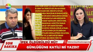 Günlüğüne katili mi yazdı? 