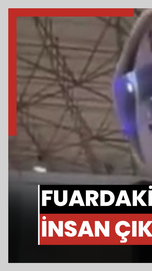 iran'ın "İnsansı Robot" Skandalı fuardaki robotlar makyajlı insan çıktı!