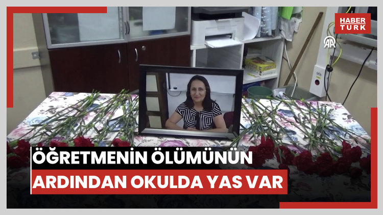 Öğretmenler Gününde motosikletin çarpması sonucu ölen öğretmenin okulunda yas hakim