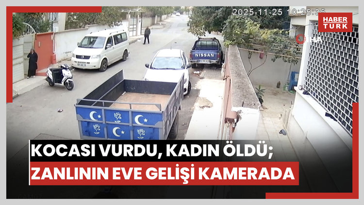 Kocası tarafından silahla vurulan kadın hayatını kaybetti: Katil zanlısının eve geliş anı kamerada