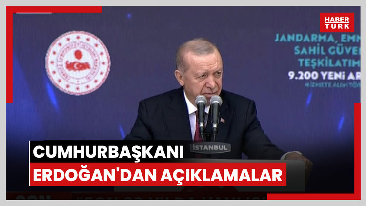 Cumhurbaşkanı Erdoğan'dan açıklamalar