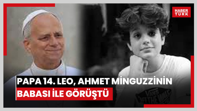 Papa 14. Leo, Ahmet Minguzzinin babası Andrea Minguzzi ile görüştü