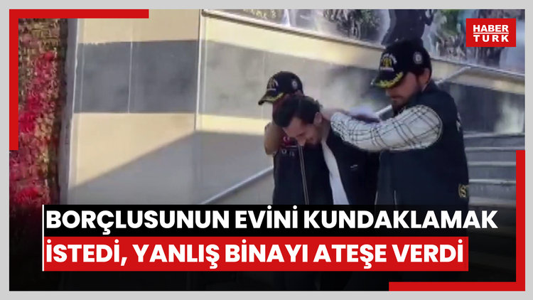 Sultanbeyli'de borçlusunun evini kundaklamak istedi, yanlış binayı ateşe verdi; şüpheli tutuklandı