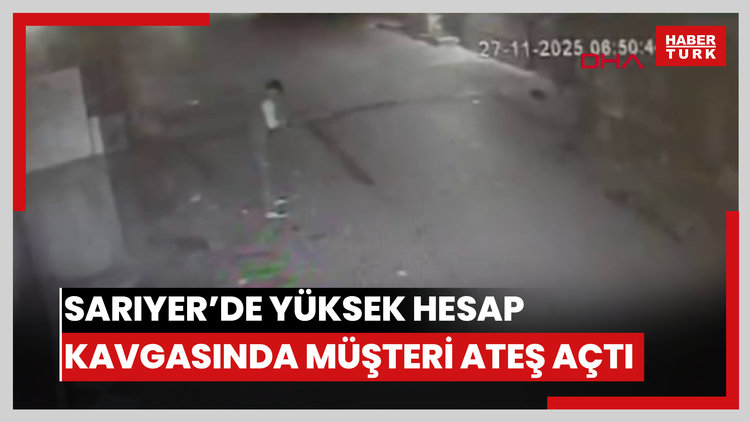 Sarıyer'de eğlence mekanında yüksek hesap kavgası; önce darbedildi sonra kurşun yağdırdı