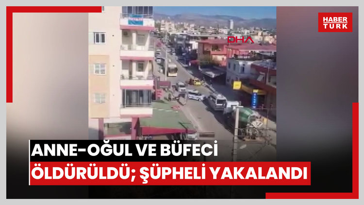 Önce komşusu anne ve oğlunu, ardından büfeciyi öldürdü; vurularak yakalandı: o anlar kamerada