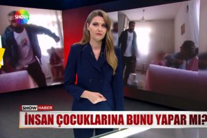 Evdeki dehşet kamerada!